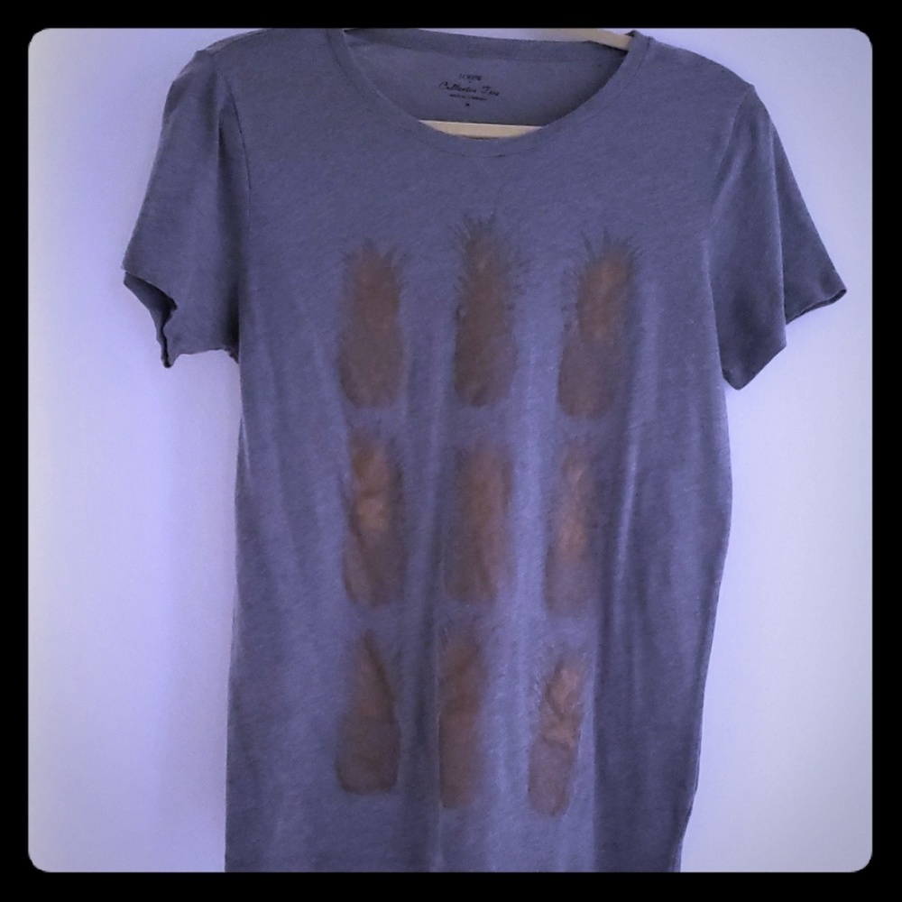 J.Crew Pineapple T Shirt
